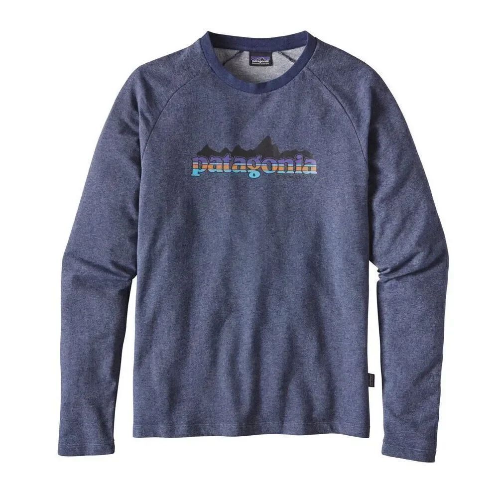 Patagonia Nightfall Fitz Roy Lightweight Crew Sweatshirt Size Medium